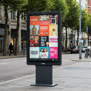 Smart City Interactive Link IOT MINI <strong>LED</strong> Solar High Temperature Resistant 4000 Nits 5k <strong>Digital</strong> Signage Advertising <strong>Display</strong> Media - Product Image 6