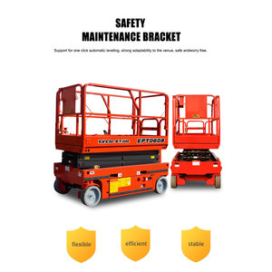 CE Standard EN280 Electric Aerial Work Platform 4-16m Scissor Lift with 230-650kg Capacity for Europe Market - Product Image 3