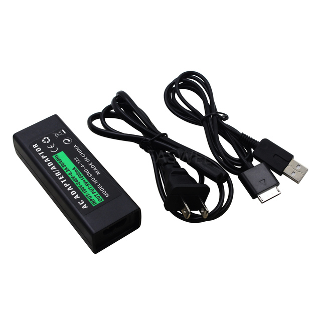 For PSP Go EU/US Plug 5V Home Wall USB Charger AC Adapter for PSP Go Power Supply Charging Cable Data Cord