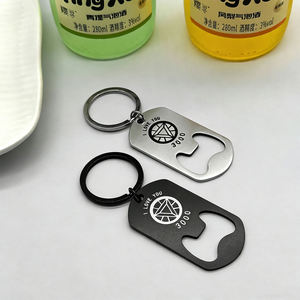 <b>Anime</b> Key Chain Wholesale Key Ring Bottle Opener Llavero Destapador Stainless Steel Custom Logo Key Ring - Product Image 5