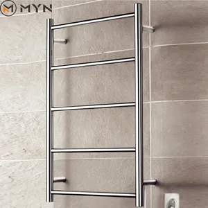 Banyo elektrik kulesi isıtıcı duvara monte havlu askısı çelik havlu isıtıcı elektrikli ısıtmalı havlu askısı