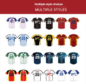 Impresión por sublimación Diseños personalizados Camuflaje universitario Uniformes de béisbol transpirables Diseño 3D Jersey de Softbol Juvenil - Product Image 6