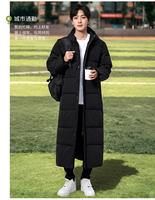 Veste rembourrée à capuche unisexe extra-longue, taille plus, doublure en graphène, coupe ample, 100% polyester, parka d'hiver, M-4XL, en stock