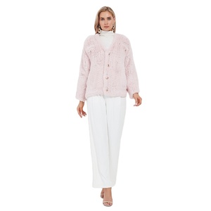 Cappotto in Vera <span class=keywords><strong>Pelliccia</strong></span> di Coniglio Lavorato a Maglia per Donna Pudi, Nuovissimo Cappotto Invernale Caldo per Ragazze, Giacca Maglione Taglie Forti Nero <span class=keywords><strong>Rosa</strong></span> CT123 - Product Image 1