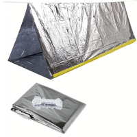 Tente de survie d'urgence en Mylar thermique isolée par film d'aluminium réfléchissant imperméable léger