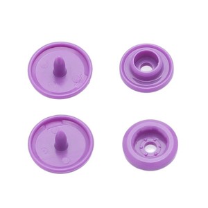 Attaches-pression Binchen 9 mm, rondes, en résine, invisibles, pour vêtements, sacs à dos et autres articles vestimentaires. Couleurs personnalisées disponibles. - Product Image 4