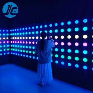 Botón LED interactivo, sala de juegos de <span class=keywords><strong>Escape</strong></span>, juego de <span class=keywords><strong>Escape</strong></span> deportivo activo para aeropuerto, jardín, trampolín, parque, Material de PC - Product Image 4