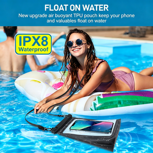 Custodia Impermeabile Grande in PVC per <span class=keywords><strong>iPhone</strong></span> / Design Galleggiante per Spiaggia/Kayak con Protezione IPX8 - Product Image 6