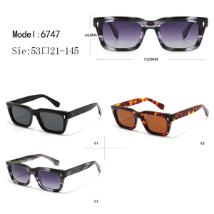 Classic Way farer Sunglasses Tortoise Shell <b>Frame</b> Rectangle Shape Polycarbonate Lens Anti-Uv Protection Unisex Adult - Product Image 3