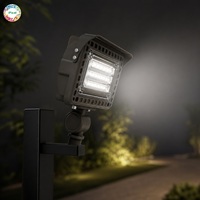 Projecteurs LED d'extérieur IPixel 15W, Éclairage de Sécurité Étanche IP65 pour Garage, Cour et Jardin 60/120