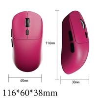 Ratón óptico inalámbrico Bluetooth de doble modo, recargable, portátil, para oficina y ordenador, con logotipo personalizado y botones laterales.