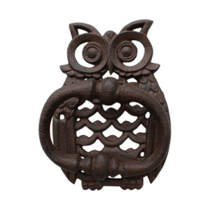 Fabricación de Aldabas de puerta de pájaro marrón antiguo para puerta delantera <span class=keywords><strong>aldaba</strong></span> de puerta en forma de pájaro de <span class=keywords><strong>hierro</strong></span> fundido - Product Image 6