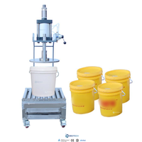18L 20L 25L Semi Automatique Pneumatique Industriel En Plastique Baril Peinture Seau Tambour Capsuleuse Capsuleuse Usine Personnalisé Prix