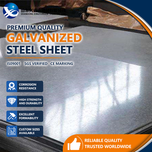 Placa de Acero Galvanizado S550GD S350GD Full Hard Z150 G/m² 0.25mm 1200mm EN 10143 con Buena Formabilidad - Product Image 1