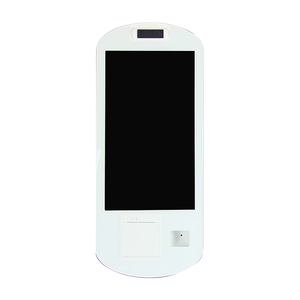 Carcasa de plástico Pantalla táctil de 21,5 pulgadas con impresora de recibos de 80mm y escáner de código QR Quiosco de pago de comida rápida de autoservicio - Product Image 2