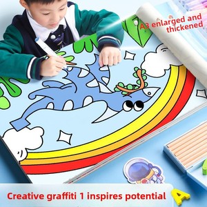 Libro da <span class=keywords><strong>Disegno</strong></span> 8K di Grandi Dimensioni, Colorato e Spesso, Interattivo Genitore-Figlio, Tavoletta Artistica per Colorare, Regalo per Bambini, Pittura a Gouache - Product Image 5