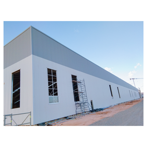 Structure en acier léger Bâtiment d'entrepôt de haute qualité avec services de soudage et de découpe - Product Image 5