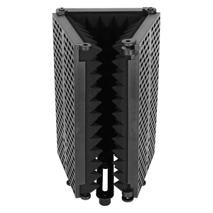 3 Doors <strong>Recording</strong> Microphone Reflexion Filter Foldable Vocal <strong>Booth</strong> Studio Microphone <strong>Sound</strong> <strong>Isolation</strong> Shield - Product Image 5