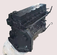 Excavadora Motor uso 6 Cilindros DCEC Qsb6.7 Motor Bloque Largo