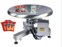 Plateau tournant en acier inoxydable de qualité alimentaire 304 pour ligne d'emballage automatique, industrie de transformation alimentaire