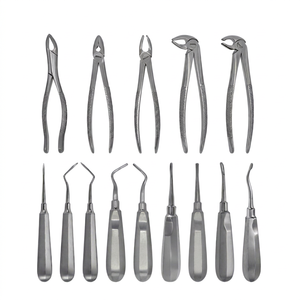 ชุดเครื่องมือผ่าตัดช่องปากระดับมืออาชีพ HEALTH BAY INSTRUMENTS HBI-409 ทำจากสแตนเลสสตีล ใช้ซ้ำได้ ด้ามจับออกแบบตามหลักสรีรศาสตร์ ใช้แรงมือ  สีเงิน - Product Image 1