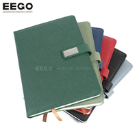 Carnet en cuir A5, 100 feuilles, couverture rigide, fermeture magnétique, pages lignées résistantes à l'eau, mini calendrier, vue hebdomadaire, pour étudiants