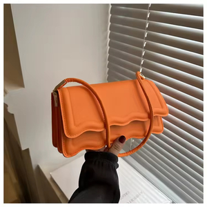 2026 New Fashion Tendance Sac Candy Color <b>Sling</b> <b>Bags</b> for Women PU Leather Single Strap Shoulder <b>Bag</b> Travel Organizer Zipper - Product Image 4