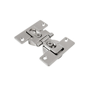 Bisagra oculta plegable de 180 grados para puerta de armario, de aleación de zinc, montaje empotrado, bisagra ajustable para muebles YG201 - Product Image 2