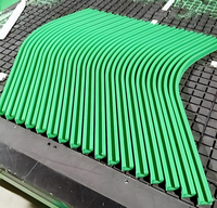 Riel Guía Curvo de Plástico UHMWPE para Cadena de Transporte Circular, Guía Lineal Personalizada CNC