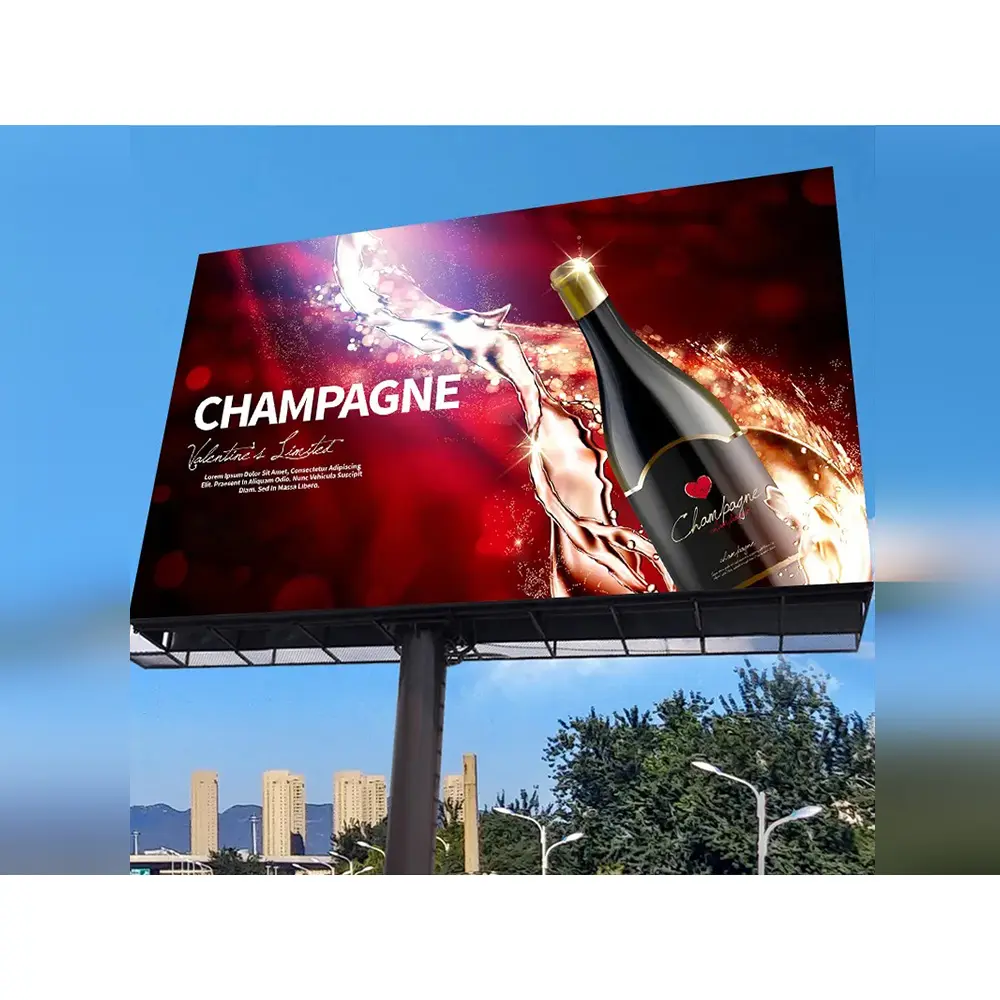 P8 P10 Outdoor Commercial Mega Led Screen pubblicità stradale Display a Led Pantallas De Led Para Exteriores Publicidad Calle