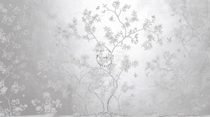 Mural 3D de Papel Plateado con Diseño Personalizado, Arte Botánico Moderno, Decoración de Pared Impermeable de Lujo, Fácil Instalación DIY para Dormitorio y Sala de Estar - Product Image 6
