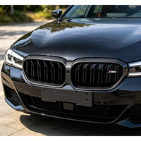 Parrilla Delantera de Doble Listón de Fibra de Carbono Seca Premium para BMW Serie 3 G20 G28 2022-2025