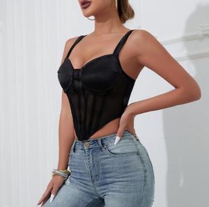 Tute bianche senza maniche breast <span class=keywords><strong>Bustier</strong></span> Sexy biancheria intima da donna - Product Image 5