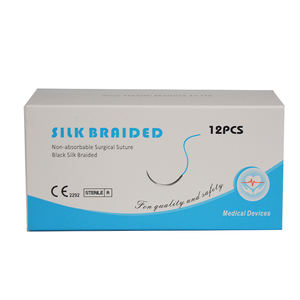 Sutures en soie non résorbables en <span class=keywords><strong>cassette</strong></span>, usage vétérinaire, bleues, tressées, certifiées CE et ISO, stériles, haute qualité - Product Image 5
