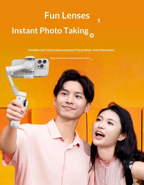 Aochuan X2 Smartphone Gimbal 3- Wireless AI Face Tracking Stabilizer Anti-Shake Handheld Tripod for Video Camera TikTok Live