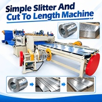 Machine simple de refendage et de découpe à longueur prédéfinie : Solution de refendage de bobines et de découpe de précision
