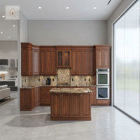 Meubles de cuisine XINGRUO de luxe, modernes et classiques, en bois massif, armoires sur mesure, placard traditionnel, meubles de cuisine modulaires