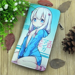 Nueva Cartera Larga de PU Colorida de Anime Eromanga Sensei Izumi Sagiri, Monedero para Teléfono Celular de Kobayashi's Dragon Maid - Product Image 1