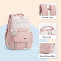 Sac à dos scolaire imperméable pour enfants, grande capacité, cartable pour étudiants, sac à dos scolaire pour enfants