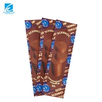 Emballages de tubes de glace personnalisés, pièces, en plastique, pour glace glacée, glace