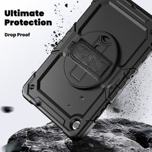 Fundas Resistentes de Silicona para Tablet Samsung Galaxy Tab A9+ Plus X210 X216 X218 de 11'', con Soporte Giratorio, Correa para el Hombro, Funda para Niños - Product Image 3