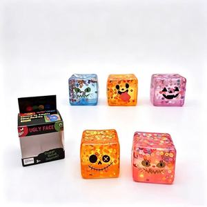 Los Más Vendidos, Cubitos de Hielo de Goma con Forma de Calabaza con Temática de Halloween, Diseño Creativo, Estéticamente Agradables, Juguetes de Rebote Lento - Product Image 6