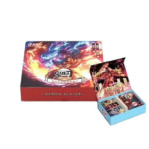 Venta al por mayor Anime 36 Box Kimetsu No Yaiba Figures Box hobby Collection TCG Juego de cartas Aikaho Demon Slayer cards - Product Image 4