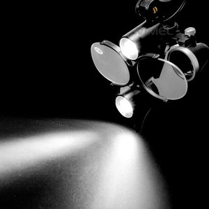 6x nha khoa LOUPES dẫn đèn pha đèn nha sĩ với 2.5x 3.5x phẫu thuật Độ phóng đại Ống nhòm kính lúp nha khoa kính lúp - Product Image 4