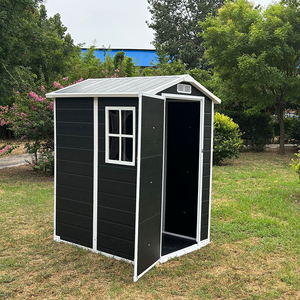 Cobertizo <span class=keywords><strong>de</strong></span> almacenamiento <span class=keywords><strong>de</strong></span> jardín <span class=keywords><strong>de</strong></span> plástico Gris <span class=keywords><strong>de</strong></span> alta calidad, 3*5*6,5 pies, sala <span class=keywords><strong>de</strong></span> herramientas ecológica para uso al aire libre en el patio trasero - Product Image 2