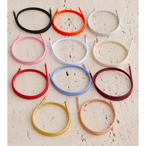 Gelang Magnetik Multifungsi JINYOU 8197 dari Bahan Polyester Tenun dengan Aksen Baja Tahan Karat, Perhiasan Trendi - Product Image 5