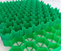 Grille de drainage en HDPE haute résistance 48 mm pour gazon, allée perméable, stabilisateur de gravier et de sol, surface alvéolée