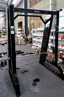 YG FITNESS YG-1048 Smith Machine Power Rack Cable Crossover Multifonctionnel pour l'entraînement de force et fonctionnel