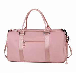 New Designer Larger Capacity Sports Gym Bag Polyester <b>Luggage</b> Travel Bag Waterproof Training <b>Pink</b> Duffle Bag for Women 10Colors - Product Image 3