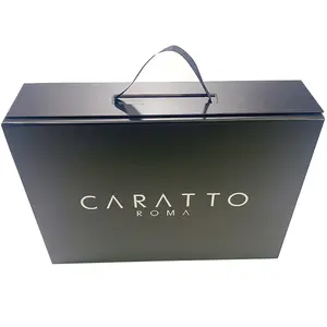 Boîte-cadeau en carton à fermeture magnétique avec Logo personnalisé de luxe blanc, boîte d'emballage pliable